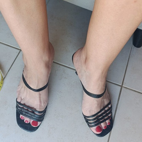 Two pairs of sandals like new, size 37, black