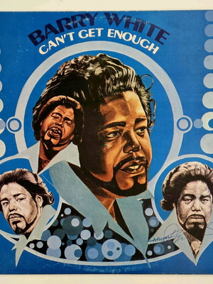 Barry White Can't Get Enough βινύλιο άριστης κατάστασης ελληνική έκδοση 1974