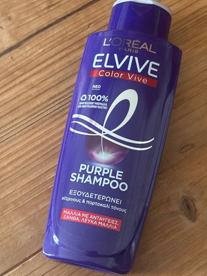 Loreal Elvive Purple σαμπουάν καινούργιο 200 ml για ξανθά μαλλιά