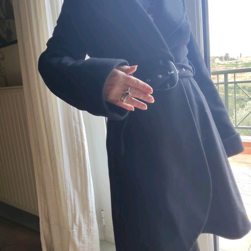 Ashley Brooke wool coat like new, black