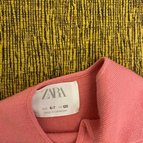 Zara kids tank top like new, pink, size 122 cm