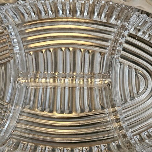 Serving tray for nuts like new with 4 glass compartments