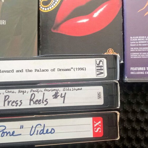TheDream Cast musical VHS tapes used, collection of 7 rare musicals