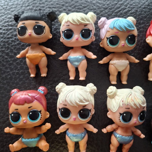 LOL Dolls collection used, mini and larger heads