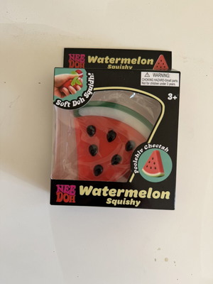 Watermelon Squishy like new, foam stress toy