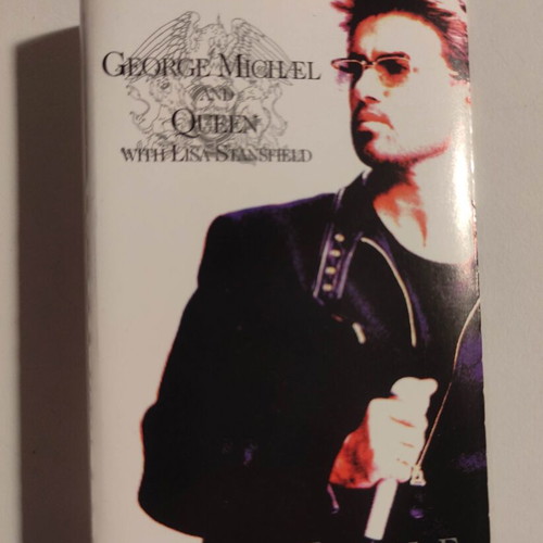 George Michael and Queen Five Live cassette tape like new, pop