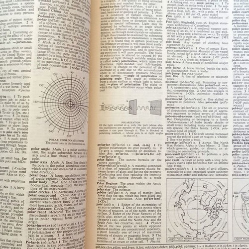 Vintage art books used, Greek art history and Funk & Wagnalls dictionary