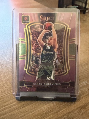 2025-26 Panini Select Euroleague Saras Jasikevicius Premier Purple 99/99 new