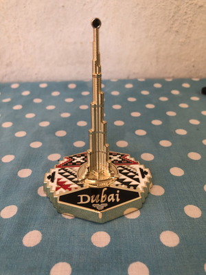 Metallic Burj Khalifa souvenir decoration
