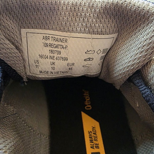 5.11 Tactical ABR Trainer men's athletic shoes new, size 45, Regatta Blue
