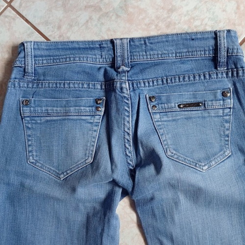 Miss BonBon women's jeans pants used, size M/38, blue
