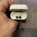 White case for wireless earbuds