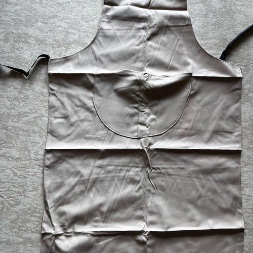 Waterproof beige kitchen cook apron new with pocket