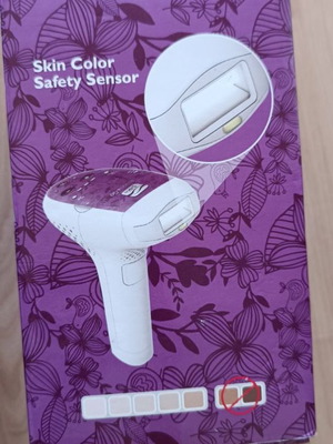 Silk'n Flash & Go laser hair removal device used
