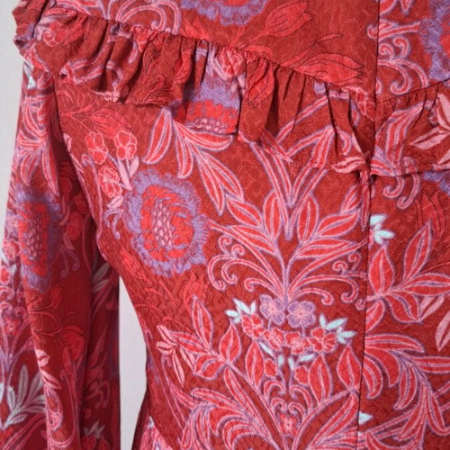 Zara dress multicolored silk like new