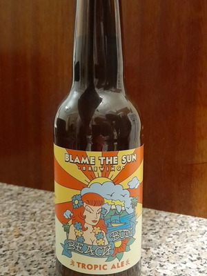 Blame The Sun Greek beer new, Ale with ginger and lime flavor