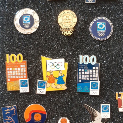Olympic pins Athens 2004 collection like new