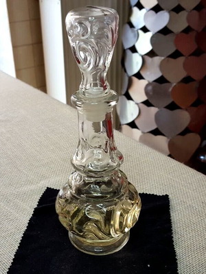 Flacon αρώματος του 60' μεταχειρισμένο, γυάλινο μπουκαλάκι 20εκ