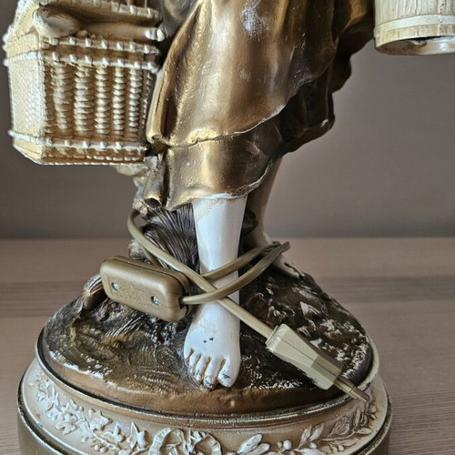 Auguste Moreau table lamp used