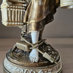 Auguste Moreau table lamp used