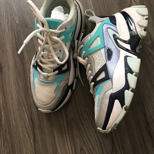 Michael Kors Nick trainers like new, size 37, white and blue