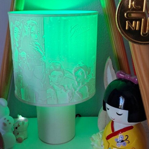 K-Pop Daemon hunders Indoor Lamp New RGB 3D PLA 27 cm