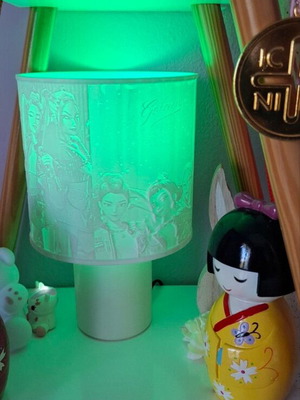 K-Pop Daemon hunders Indoor Lamp New RGB 3D PLA 27 cm