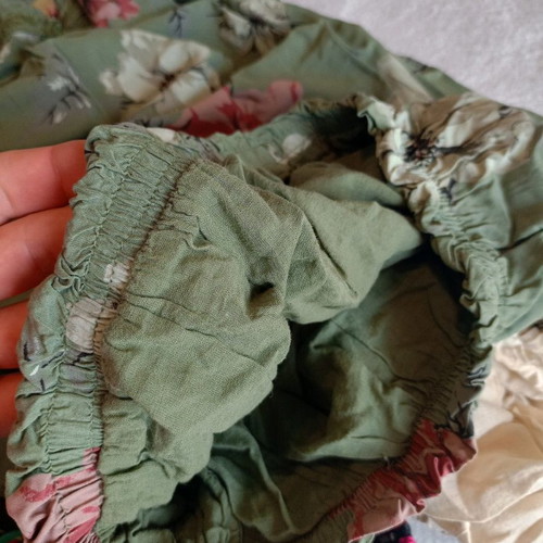 Skirts handmade with elastic waist, set of 3, size small to medium