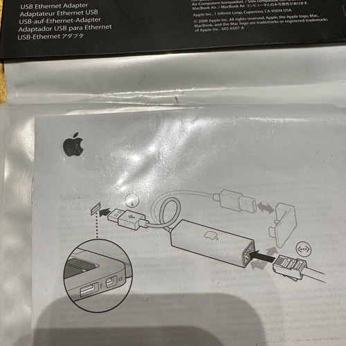 Apple USB Ethernet Adapter sealed, authentic