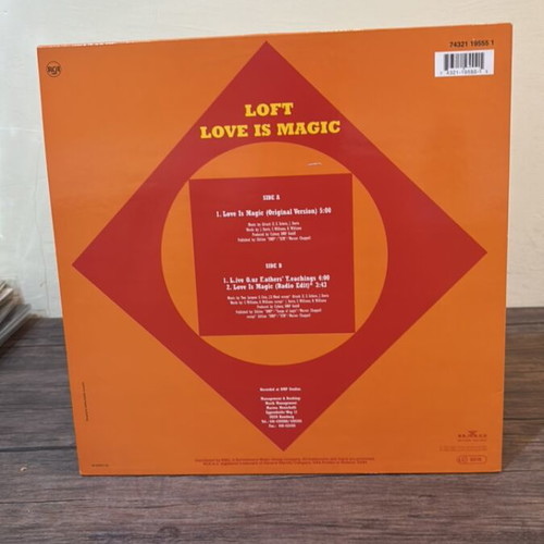 Loft Love Is Magic maxi single used, trance 1994 Germany