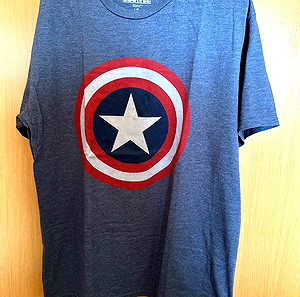 Αντρικη Μπλουζα marvel - captain america, μεγεθος L. Αφορετη