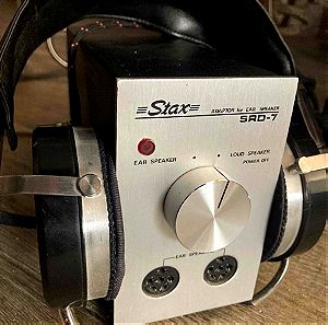 Stax SRD-7 Adaptor Transformer & Stax SRX-3 Electrostatic Earspeakers