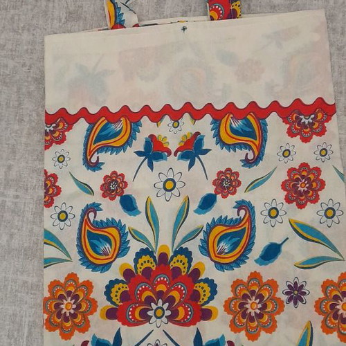 Summer bag made of Italian fabric sewn in Greece