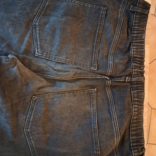 Bershka black men's pants XL used with wear between legs