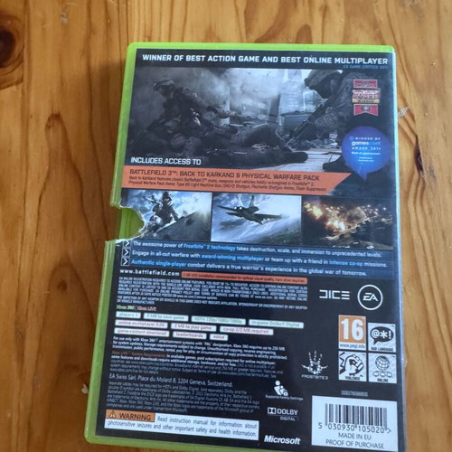 Battlefield 3 Xbox 360 game