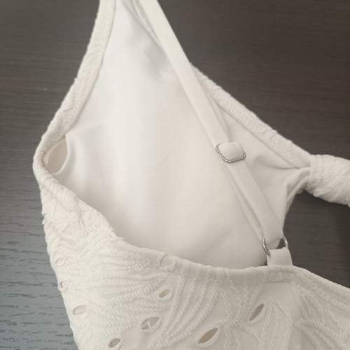 H&M One-Piece Swimsuit white like new, size S