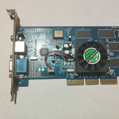 NVIDIA GeForce2 MX 400 64MB graphics card used, AGP 4x