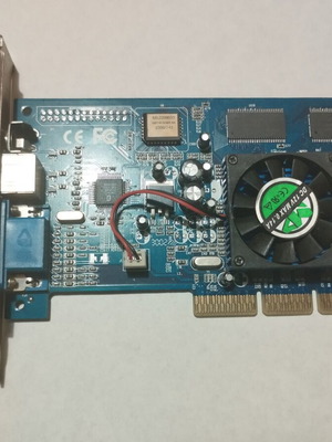Κάρτα γραφικών NVIDIA GeForce2 MX 400 64MB μεταχειρισμένη, θυρα AGP 4x