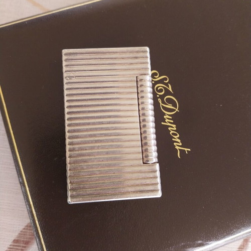 Dupont silver lighter like new, authentic and functional