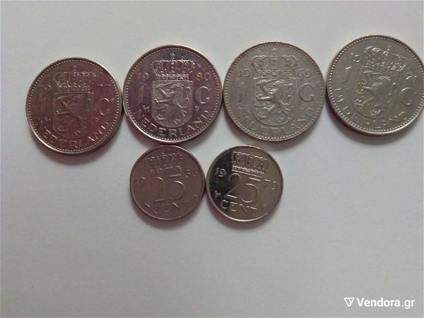  Netherlands 4 gulden & 2cents ollandias