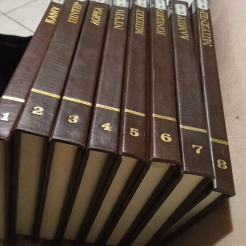 World Theatre Collection 8 Leather-Bound Volumes like new