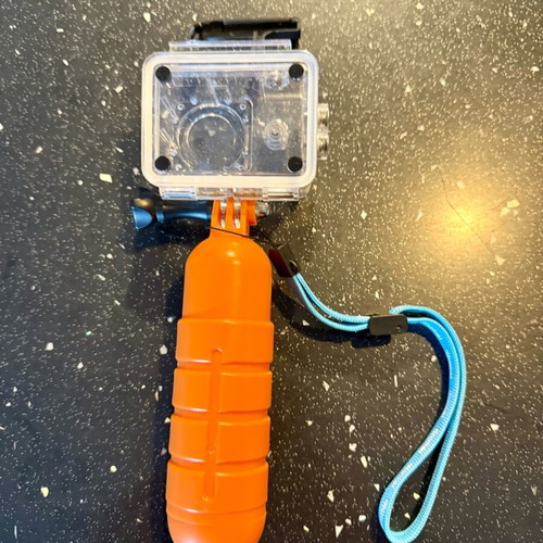 GoPro waterproof case and handle like new