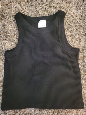 Zara black t-shirt new, size XXS for 10-year-old girl