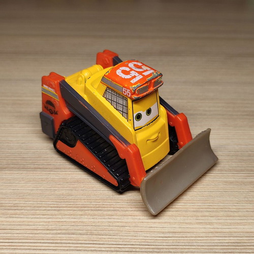Mattel Disney Pixar Planes Avalanche Bulldozer used metal toy car McQueen
