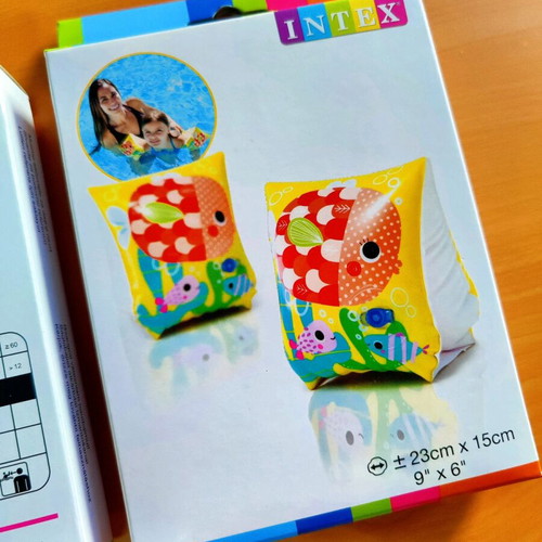 Swimming armbands new, 2 pieces, 23x15 fish design