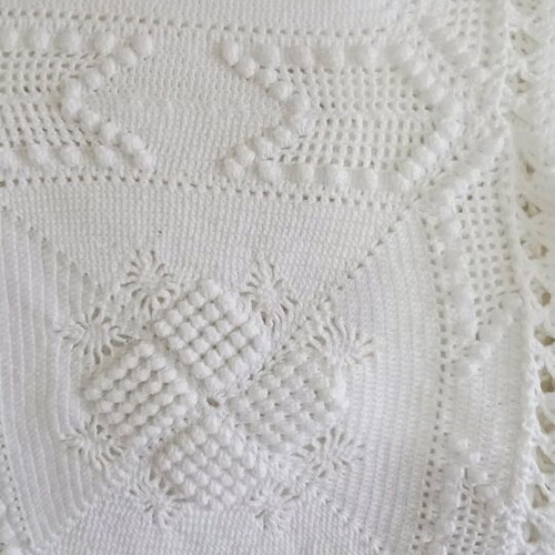 Κουβέρτα χειροποίητη 100% βαμβακερή boho, 180x200, καινούργια