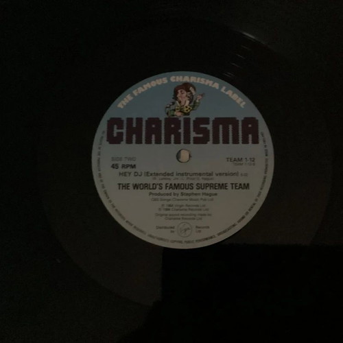 World's Famous Supreme Team Hey DJ record used