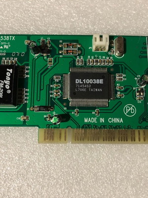 D-Link DFE-538TX DL10038E 10/100 PCI Ethernet card used