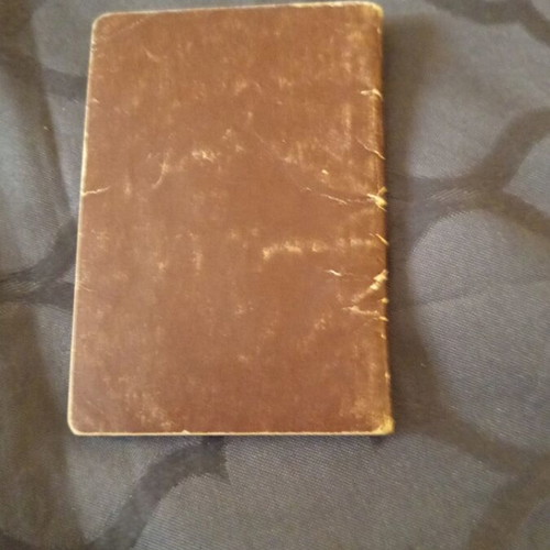 Agenda diary 1952 used with worn covers
