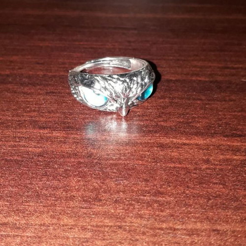 Unisex owl ring new with adjustable opening
